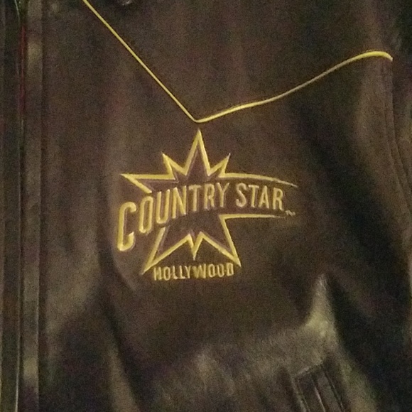 Country Star purple lambskin leather jacket - Picture 2 of 6